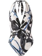 Emilio Pucci Pre-owned 2000's Printed Swimsuit - Black