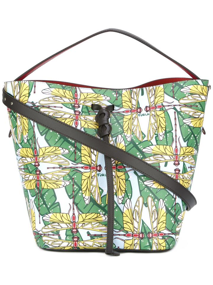 Furla Damselfly Printed Shoulder, Women's, Calf Leather