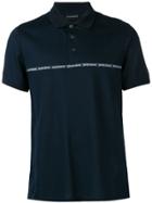 Emporio Armani Logo Tape Polo - Blue