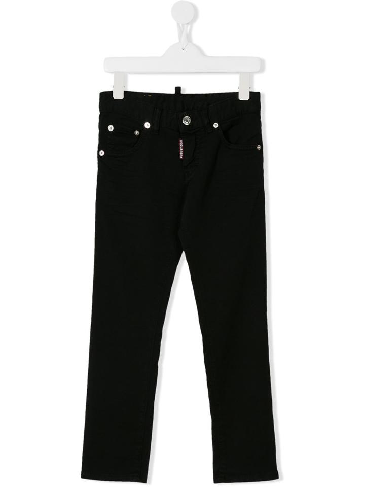 Dsquared2 Kids Skinny Fit Jeans, Boy's, Size: 10 Yrs, Black
