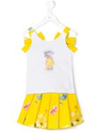 Lapin House - Layered Dress - Kids - Cotton/spandex/elastane - 4 Yrs, White