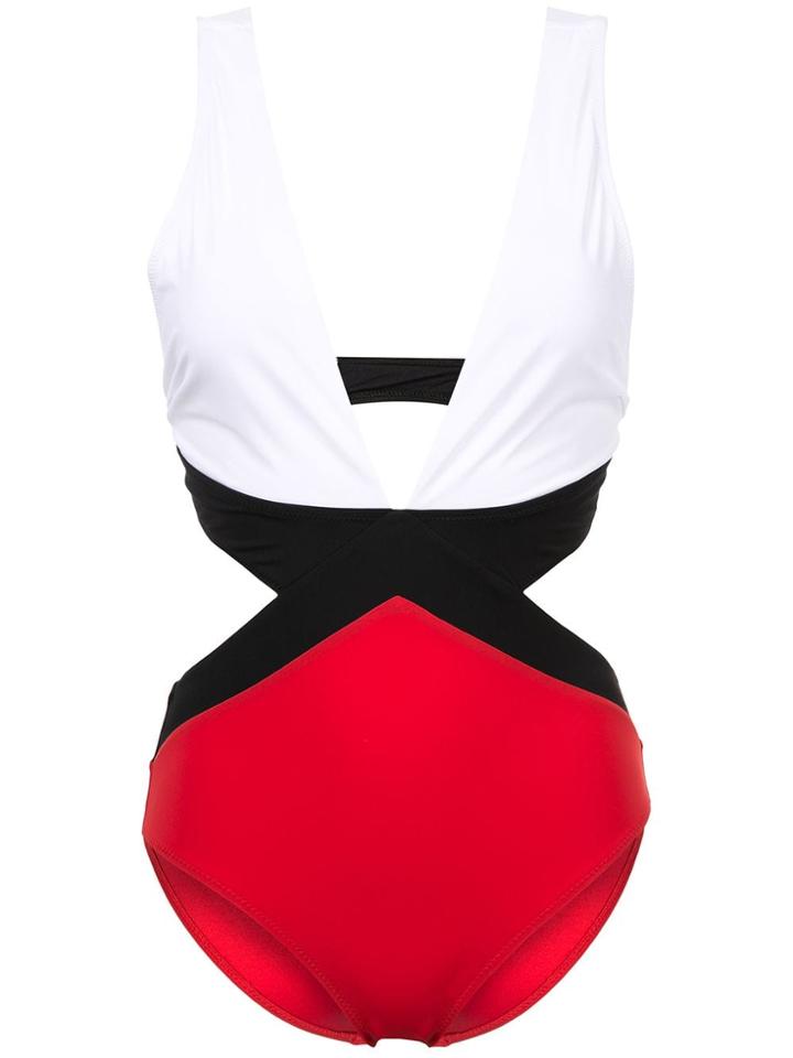 Moeva Nicole Cutout Swimsuit - White