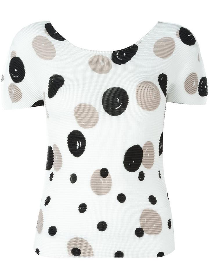 Issey Miyake Cauliflower Dot Print T-shirt