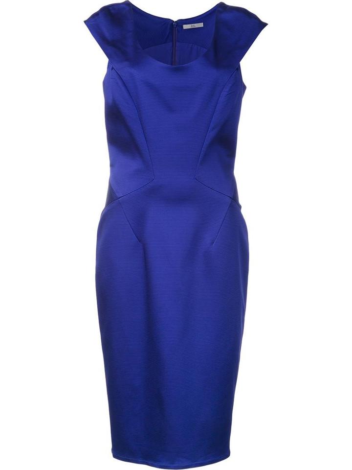 Zac Zac Posen 'irina' Dress, Women's, Size: 8, Blue, Nylon/spandex/elastane/acetate