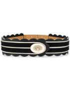 Elisabetta Franchi Scalloped Hem Belt - Black