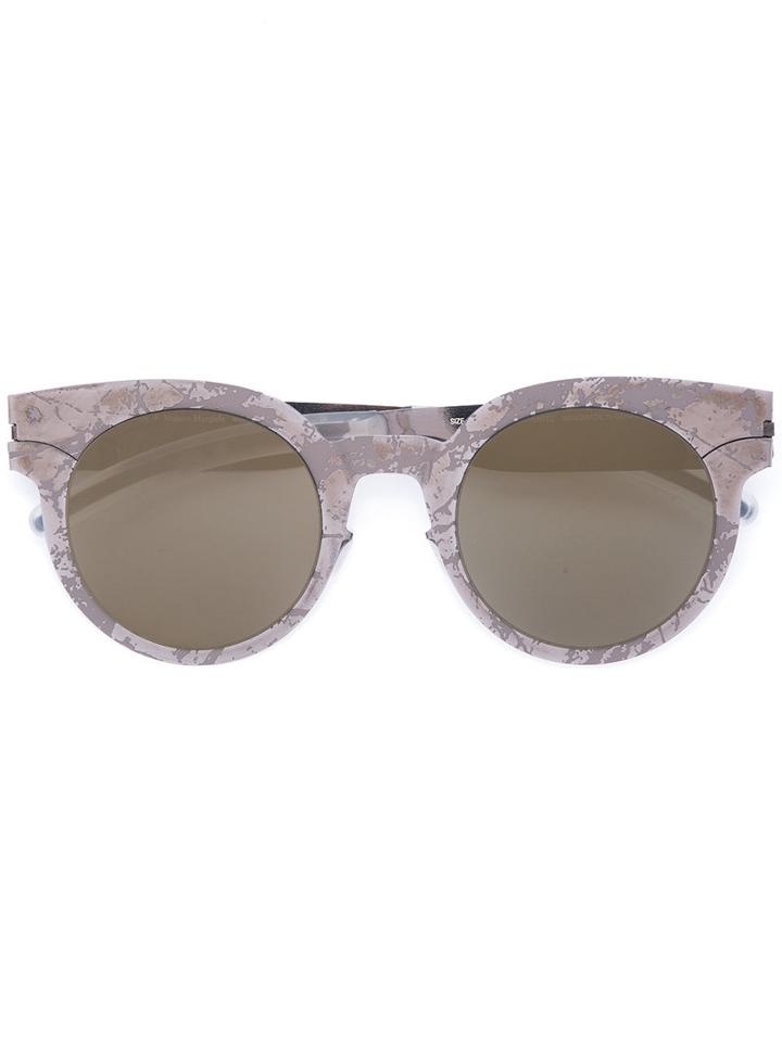 Mykita - Mykita X Maison Margiela Sunglasses - Unisex - Metal - One Size, Grey, Metal