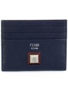 Fendi Conical Stud Cardholder - Blue