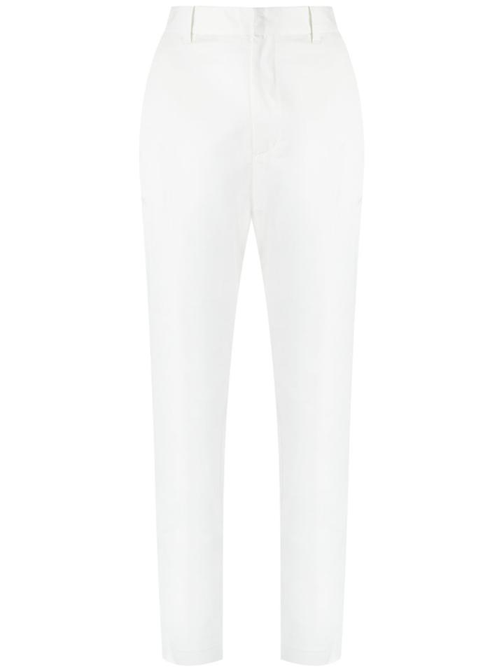 À La Garçonne - Tailored Trousers - Women - Cotton/spandex/elastane - 38, White, Cotton/spandex/elastane