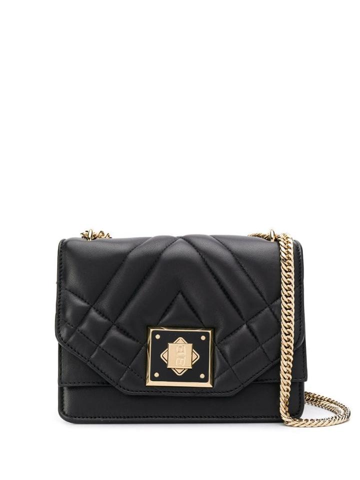 Ermanno Scervino Cross Body Chain Bag - Black
