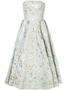 Bambah Rose Print Gown - Blue