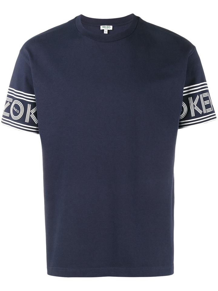 Kenzo - Round Neck T-shirt - Men - Cotton - Xl, Blue, Cotton