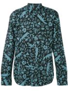 Ps Paul Smith 'urban Fox' Print Shirt - Black