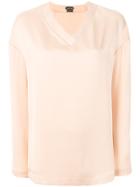 Tom Ford Satin-crepe Pullover - Nude & Neutrals