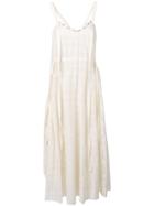Loewe Mid-length Lace Dress - Neutrals