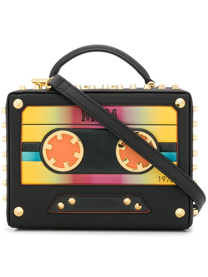 Mcm Berlin Cassette Tote Bag - Black