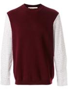 Marni Jumper With Contrast Sleeves - Red