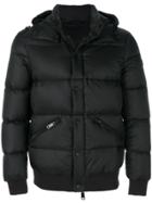 Armani Jeans Hooded Padded Jacket - Black