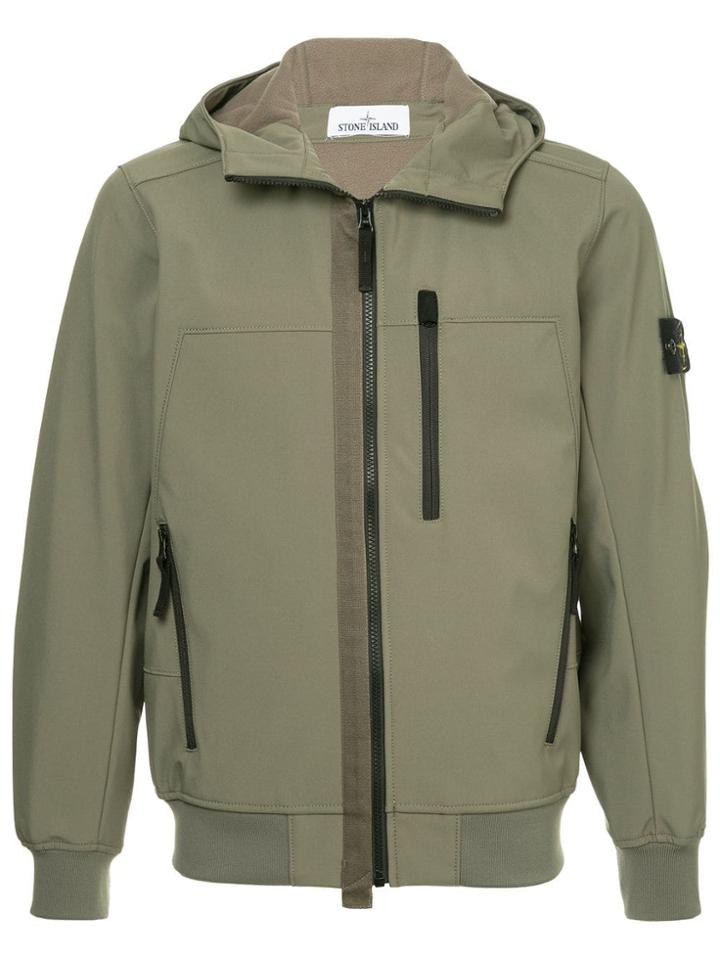 Stone Island Q0522 Soft Shell-r Jacket - Green