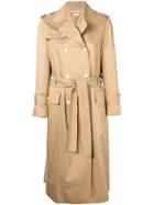 Thom Browne Bonded Raw-edge Trench Coat - Neutrals