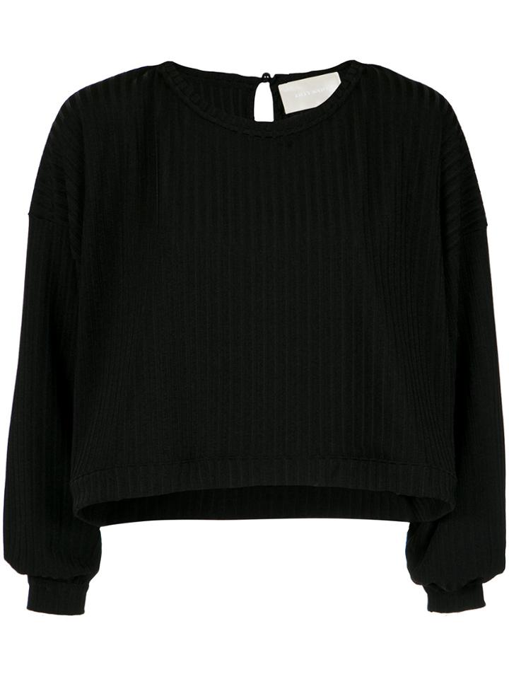 Lilly Sarti Wide Blouse - Black