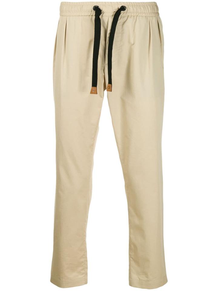 Dolce & Gabbana Elasticated Chinos - Neutrals