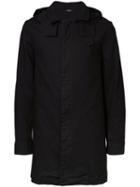 Bassike - Hooded Jacket - Men - Cotton/polyamide - M, Black, Cotton/polyamide