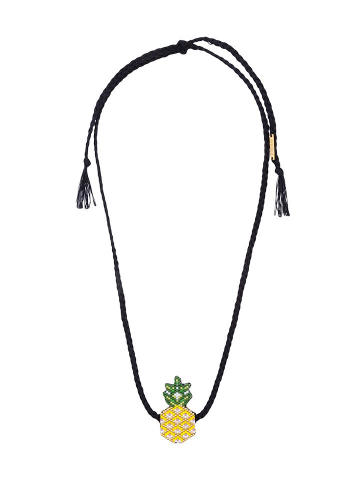 Venessa Arizaga Pineapple Express Necklace - Black