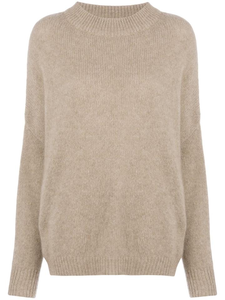 Dusan Round Neck Jumper - Nude & Neutrals