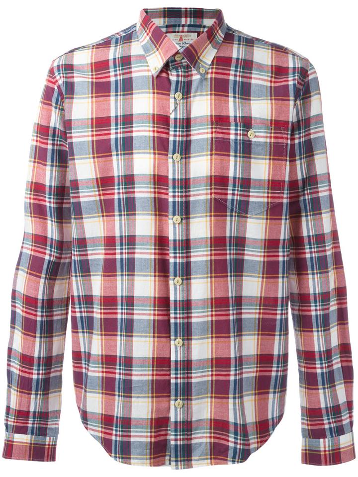 Barbour Button-down Oscar Shirt, Men's, Size: Xl, Red, Cotton
