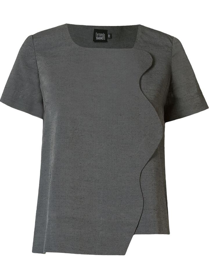 Fernanda Yamamoto Asymmetric Hem Blouse