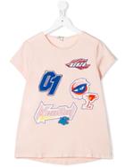 Kenzo Kids Teen Patch Print T-shirt - Pink