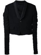 Rick Owens - Micro Tux Jacket - Men - Viscose/virgin Wool - 50, Black, Viscose/virgin Wool