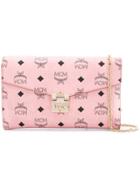 Mcm Large Patricia Continental Crossbody Bag - Pink & Purple