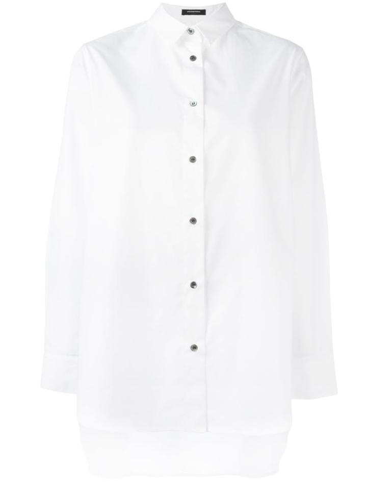Unconditional High Low Hem Shirt, Women's, Size: Small, White, Cotton