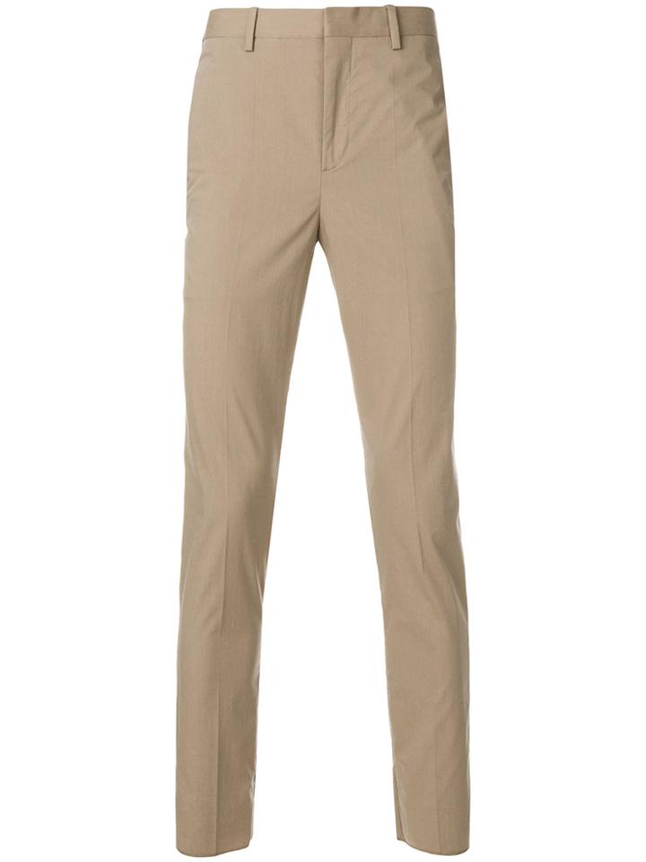 Neil Barrett Skinny Tailored Style Trousers - Nude & Neutrals