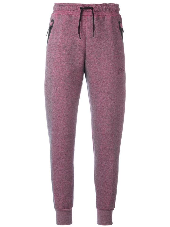 Nike Nikelab X Kim Jones Tech Fleece Track Pants, Women's, Size: Large, Pink/purple, Cotton/polyester
