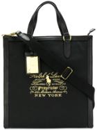 Ralph Lauren Logo Embroidered Tote - Black