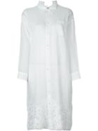 Junya Watanabe Comme Des Garçons Embroidered Shirt Dress