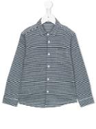 Il Gufo Striped Shirt, Toddler Boy's, Size: 3 Yrs, Blue