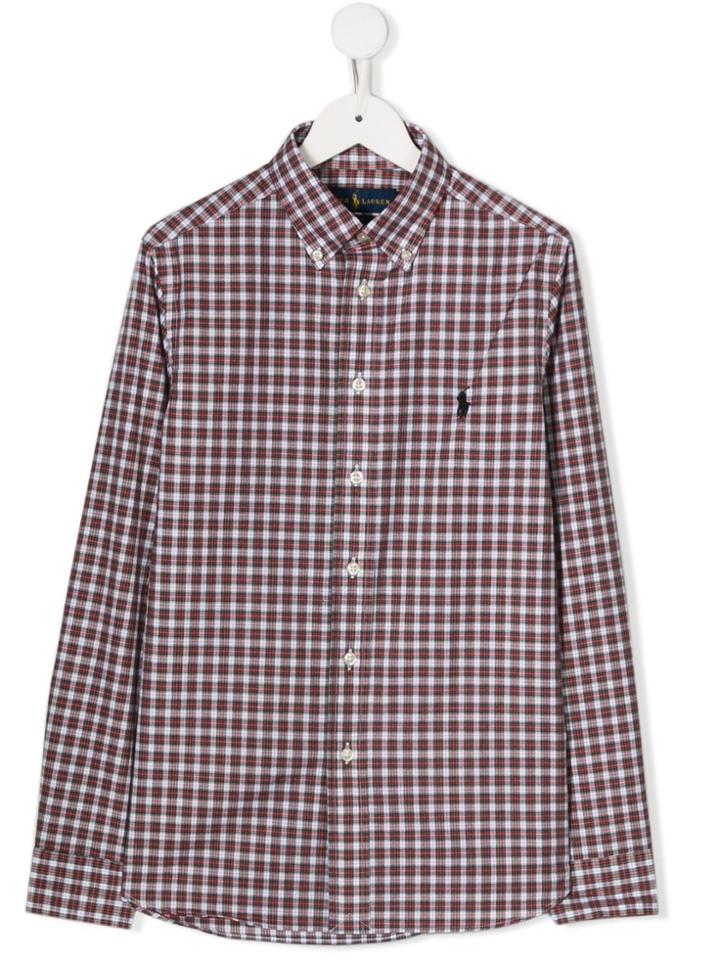 Ralph Lauren Kids Teen Tartan Check Shirt - Red