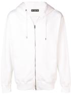 Mastermind World Zipped Skull Hoodie - White