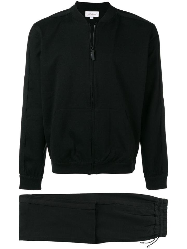 Brioni Zipped Tracksuit - Black