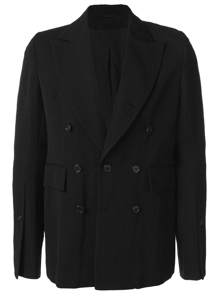 Ann Demeulemeester Multi-buttoned Blazer - Black