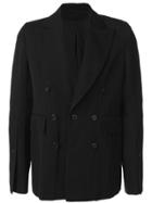Ann Demeulemeester Multi-buttoned Blazer - Black