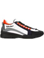Dsquared2 551 Sneakers, Men's, Size: 39, White, Calf Leather/polyester/polyurethane/rubber