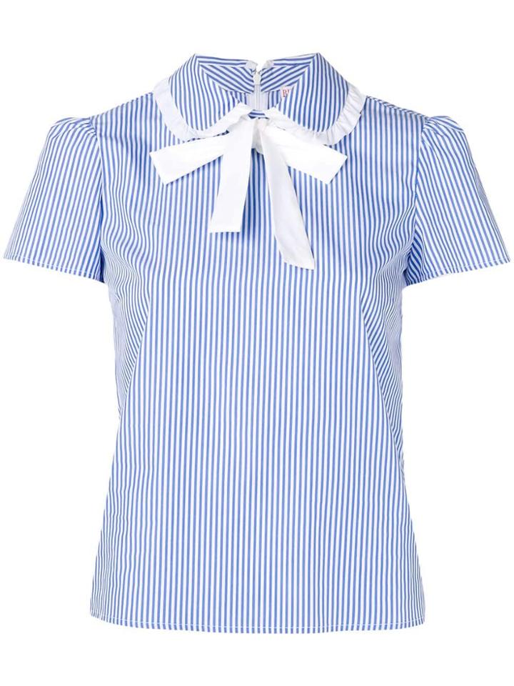 Red Valentino Bow Detail Blouse - Blue