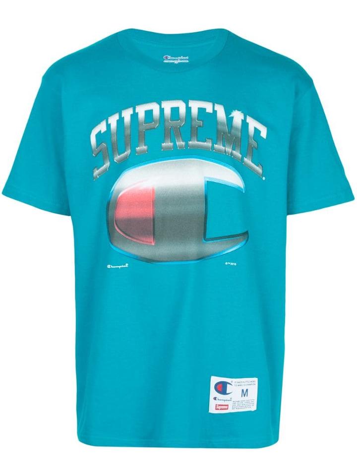 Supreme Champion Chrome Ss Top - Blue