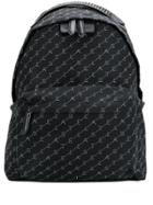 Stella Mccartney Monogram Logo Backpack - Black