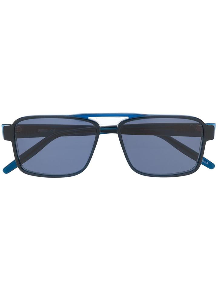 Puma Square-frame Sunglasses - Blue