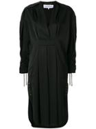Carven Asymmetric Longsleeved Dress - Black